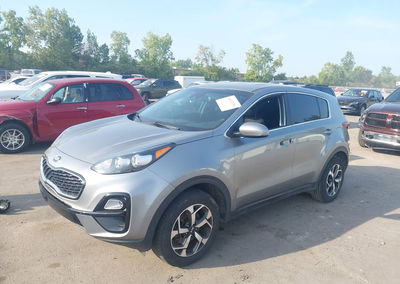 2021 Kia Sportage Lx, Theft damage, Iaai lot 46012056, photo 2 of 17