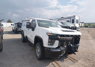 2022 Chevrolet Silverado 2500hd 2wd  Long Bed Wt, uszkodzenie: Przód, Iaai lot 46009971