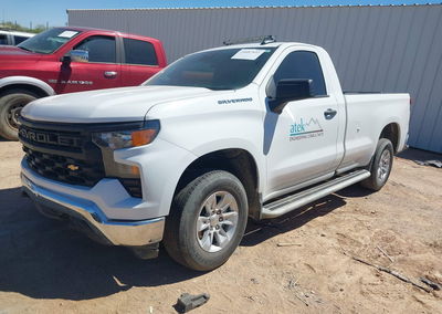 2024 Chevrolet Silverado 1500 2wd  Long Bed Wt, daño Frontal derecho, Iaai lote 44687932, foto 2 de 6