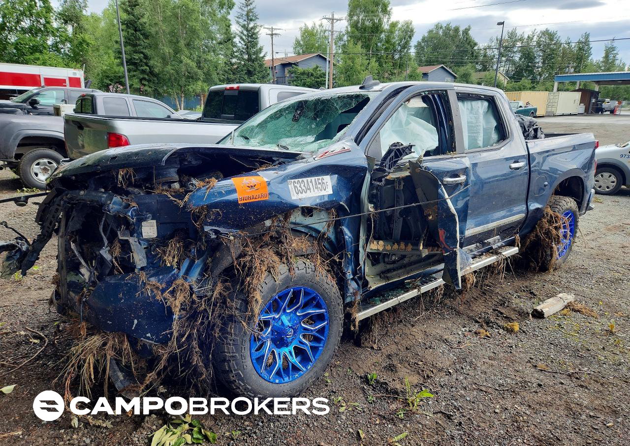 2020 Chevrolet Silverado K1500 Rst, Biohazard/Chemical damage, Copart lot 63341456