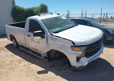 2024 Chevrolet Silverado 1500 2wd  Long Bed Wt, daño Frontal derecho, Iaai lote 44687932, foto 1 de 6
