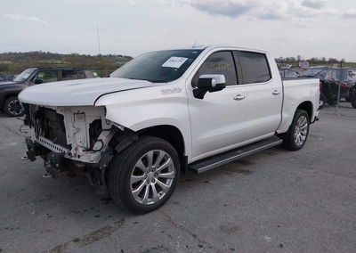 2019 Chevrolet Silverado 1500 High Country, daño Frontal, Iaai lote 44824726, foto 2 de 6