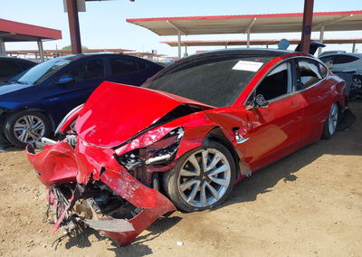 2019 Tesla Model 3 Long Range/mid Range/standard Range/standard Range Plus, daño Frontal izquierdo, Iaai lote 45825684,