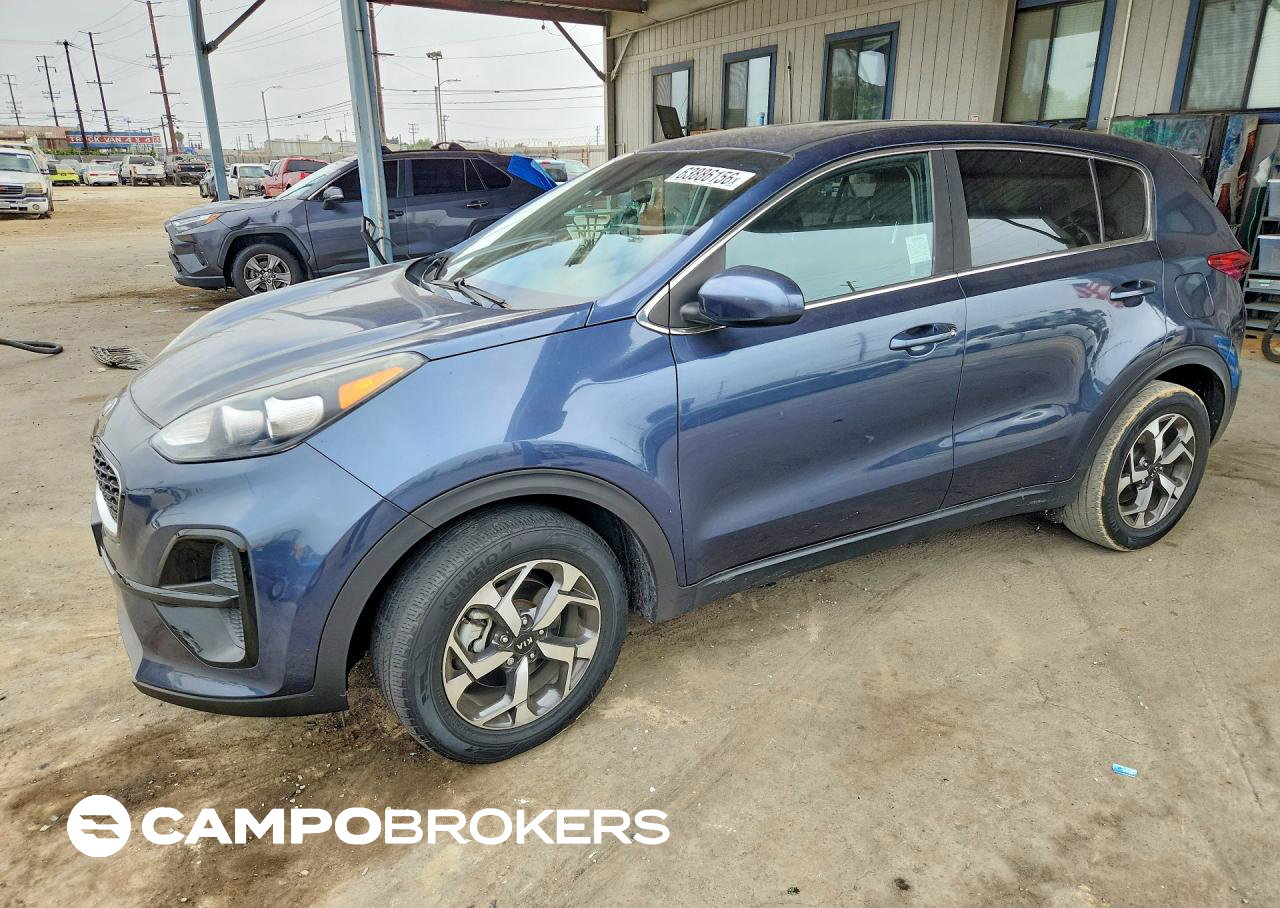 2022 Kia Sportage Lx, daño Desvalijado, Copart lote 63886156