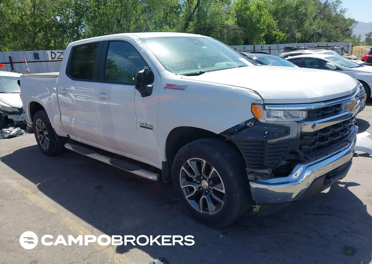 2024 Chevrolet Silverado 1500 4wd  Short Bed Lt, daño Left & Right Side, Iaai lote 45476652