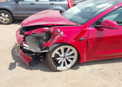 2023 Tesla Model 3 Long Range Dual Motor All-wheel Drive, daño Frontal, Iaai lote 45718112, foto 6 de 14