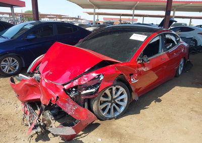 2019 Tesla Model 3 Long Range/mid Range/standard Range/standard Range Plus, daño Frontal izquierdo, Iaai lote 45825684,