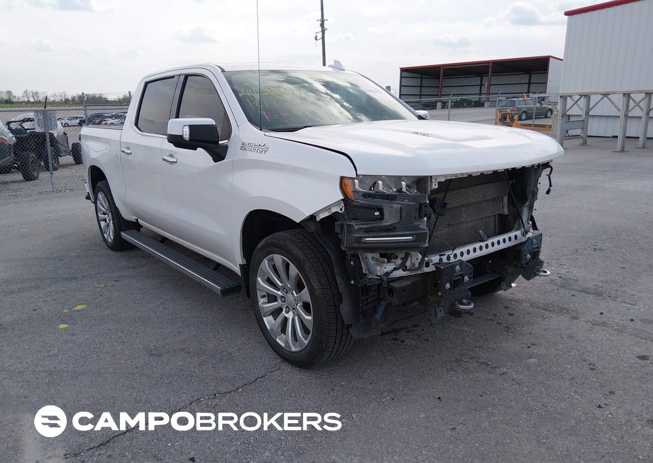 2019 Chevrolet Silverado 1500 High Country, daño Frontal, Iaai lote 44824726