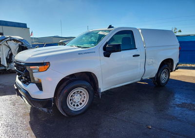 2023 Chevrolet Silverado C1500, daño Abolladuras/rayones menores, Copart lote 68673746