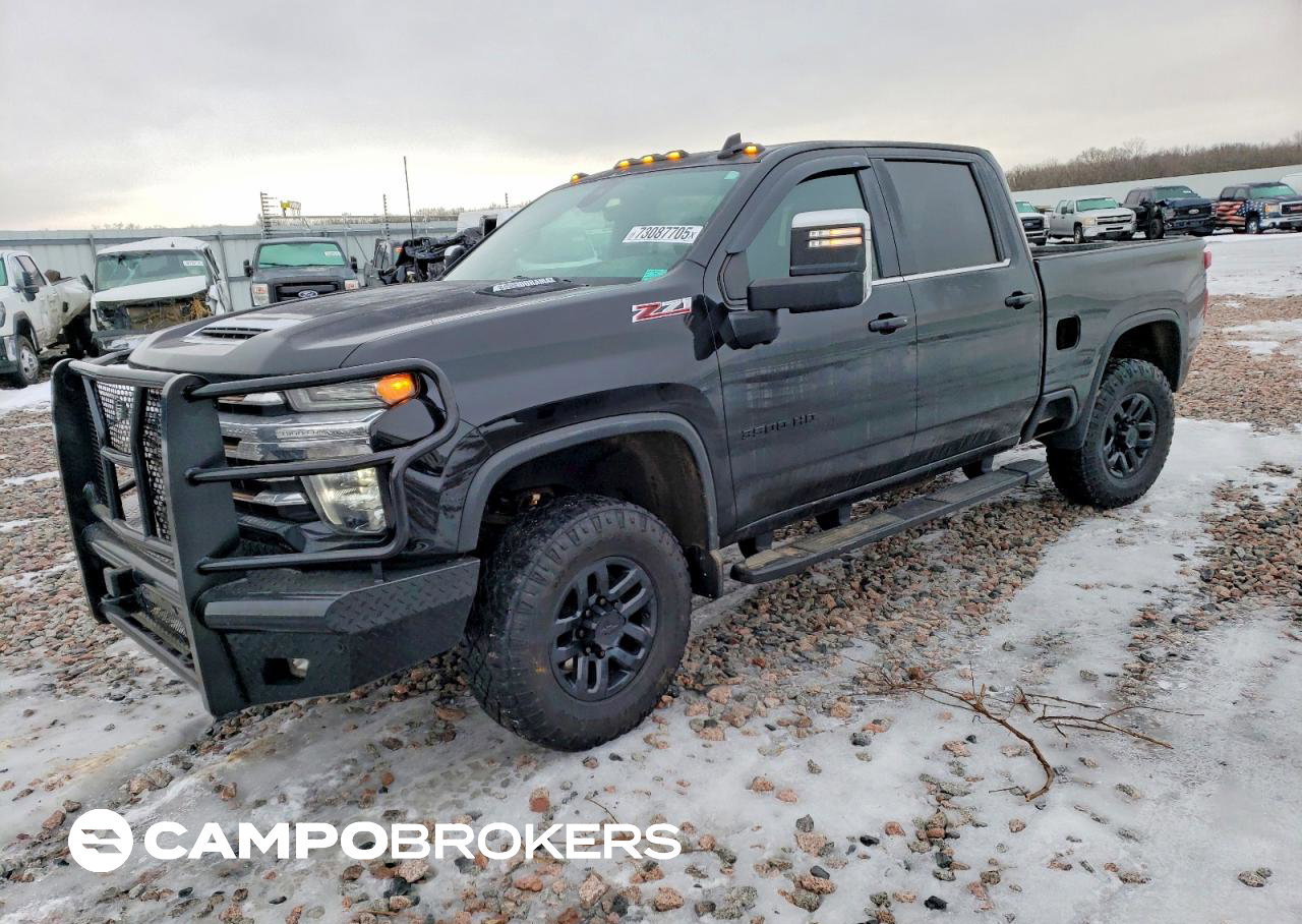 2021 Chevrolet Silverado K3500 High Country, пошкодження: Задня частина, Copart лот 73087705