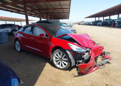 2019 Tesla Model 3 Long Range/mid Range/standard Range/standard Range Plus, daño Frontal izquierdo, Iaai lote 45825684,