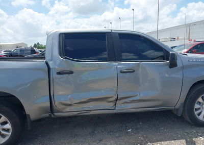 2024 Chevrolet Silverado 1500 2wd  Short Bed Custom, daño Lateral derecho, Iaai lote 45342863, foto 6 de 6