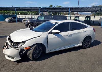 2020 Honda Civic Ex, daño Frontal, Copart lote 65571146