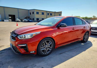 2020 Kia Forte Gt Line, daño Granizo, Copart lote 69564426