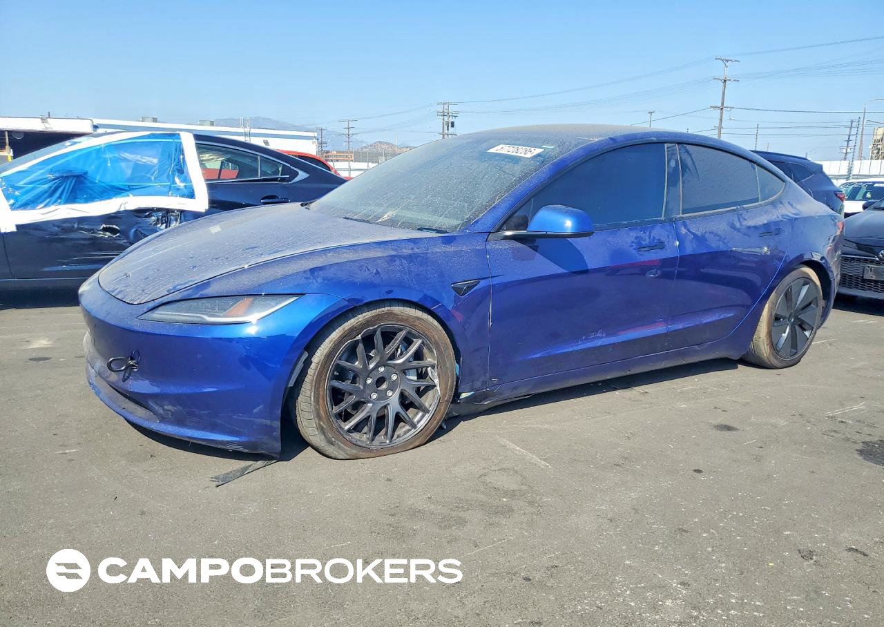 2026 Tesla Model 3, uszkodzenie: Bok, Copart lot 57728286