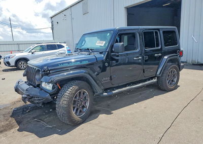 2021 Jeep Wrangler Unlimited Sport, Front End damage, Copart lot 63969486