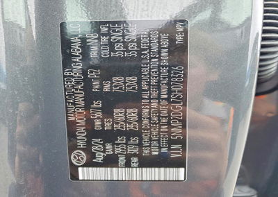 2025 Hyundai Santa Fe Sel, daño Frontal, Copart lote 65113236, foto 13 de 13