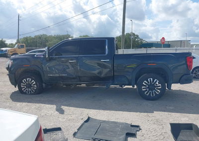 2022 Gmc Sierra 2500hd 4wd  Standard Bed Denali, Left Side damage, Iaai lot 45891800, photo 15 of 16