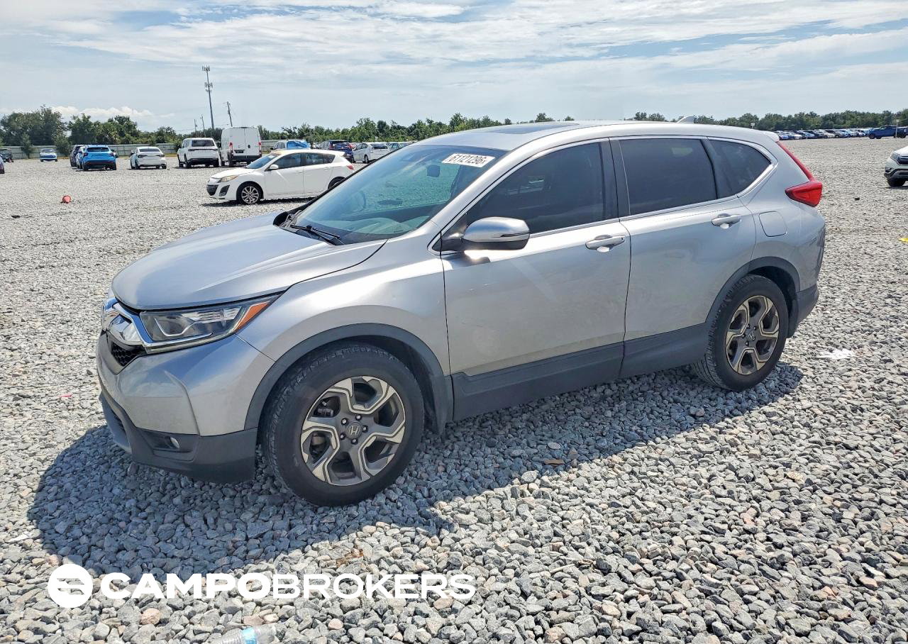 2019 Honda Cr-v Ex, Side damage, Copart lot 61121296
