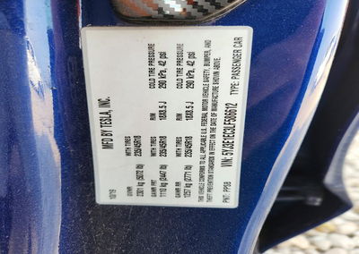 2020 Tesla Model 3, uszkodzenie: Przód, Copart lot 61542926, zdjęcie 12 z 13