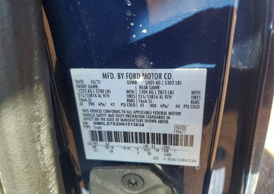 2022 Ford Transit Connect Xl Delivery Van, uszkodzenie: Przód, Copart lot 76263845, zdjęcie 12 z 12