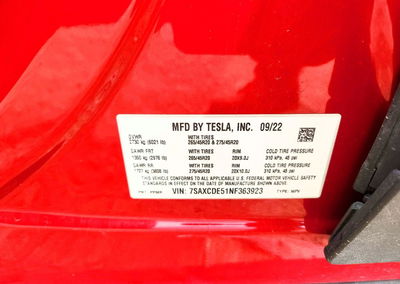 2022 Tesla Model X, uszkodzenie: Przód, Copart lot 68069136, zdjęcie 13 z 15