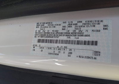2024 Ford Transit-250, uszkodzenie: Przód, Iaai lot 45899920, zdjęcie 9 z 17