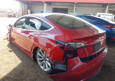 2019 Tesla Model 3 Long Range/mid Range/standard Range/standard Range Plus, daño Frontal izquierdo, Iaai lote 45825684,