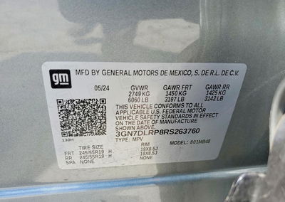 2024 Chevrolet Equinox 2lt, uszkodzenie: Bok, Copart lot 61948106, zdjęcie 13 z 13