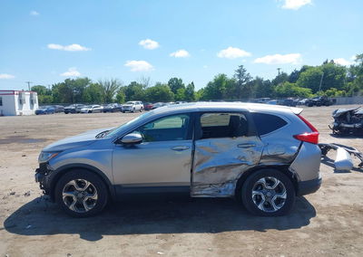 2019 Honda Cr-v Ex, daño Frontal, Iaai lote 45276799, foto 15 de 17