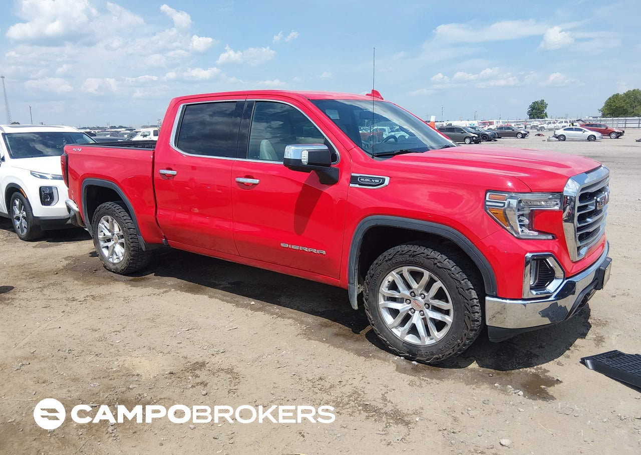 2019 Gmc Sierra 1500 Slt, daño Trasero, Iaai lote 45746059