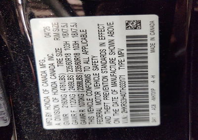 2026 Honda Cr-v Ex, daño Volcadura, Copart lote 68544996, foto 12 de 12