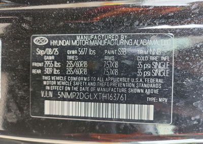 2026 Hyundai Santa Fe Sel, daño Generalizado, Copart lote 65932116, foto 14 de 14