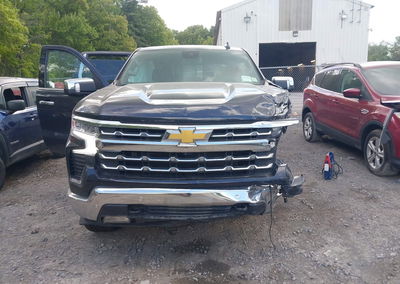 2022 Chevrolet Silverado 1500 4wd  Short Bed Ltz, пошкодження: Лівий перед, Iaai лот 45244577, фото 12 з 16