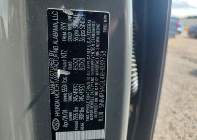2024 Hyundai Santa Fe Calligraphy, daño Frontal, Copart lote 55711326, foto 13 de 13