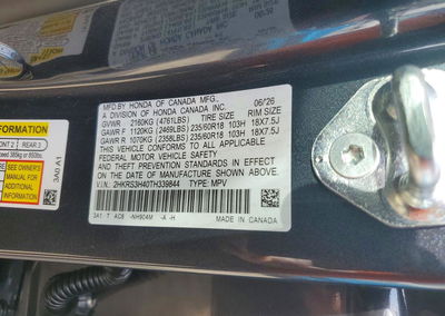 2026 Honda Cr-v Ex, daño Trasero, Copart lote 65109536, foto 13 de 13