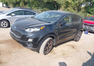 2021 Kia Sportage Lx, Front End damage, Iaai lot 46153236, photo 2 of 16