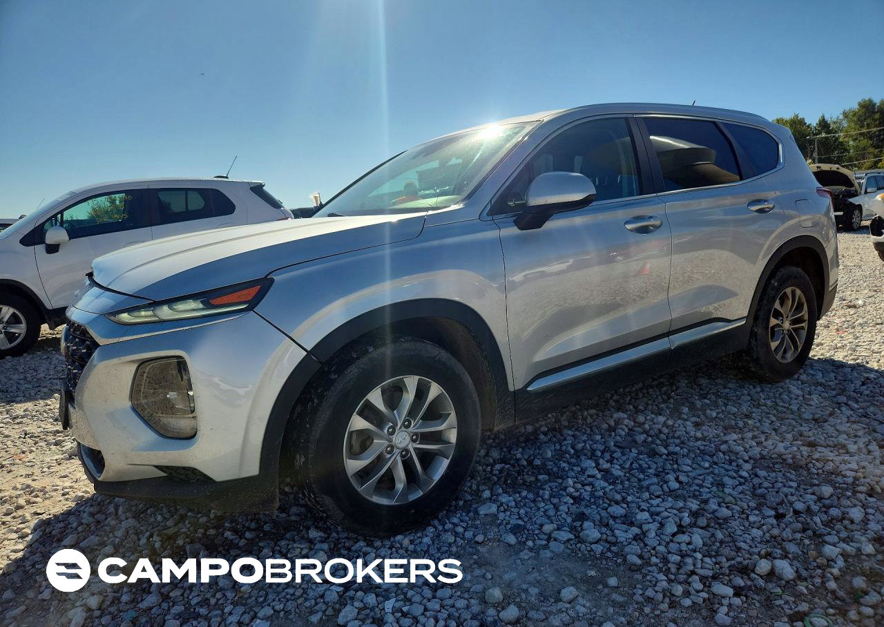 2020 Hyundai Santa Fe Se, daño Frontal, Copart lote 68491696