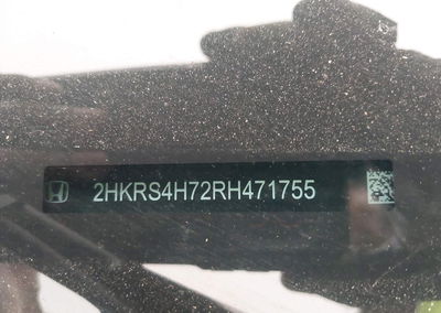 2024 Honda Cr-v Ex-l Awd, daño Techo, Iaai lote 45638187, foto 17 de 19