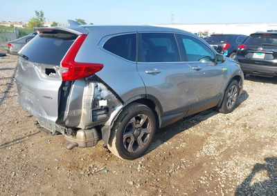 2019 Honda Cr-v Ex, Rear damage, Iaai lot 45818869, photo 4 of 17