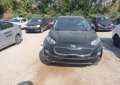 2021 Kia Sportage Lx, Front End damage, Iaai lot 46153236, photo 6 of 16