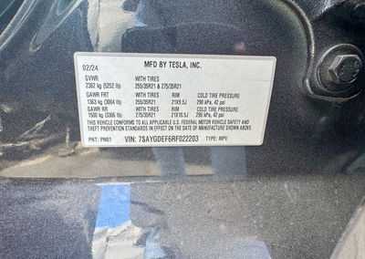 2024 Tesla Model Y, daño Generalizado, Copart lote 68331896, foto 10 de 12