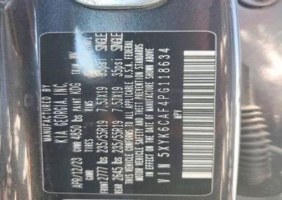 2023 Kia Sportage X Line, Rear End damage, Copart lot 65841006, photo 12 of 12