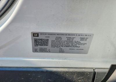 2021 Chevrolet Equinox Lt, daño Frontal, Copart lote 63224936, foto 12 de 12