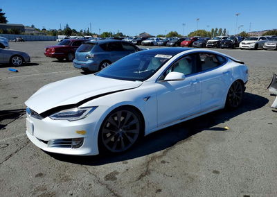 2020 Tesla Model S, daño Trasero, Copart lote 62273266