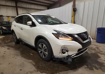2021 Nissan Murano Sv, daño Frontal, Copart lote 67979016, foto 13 de 14