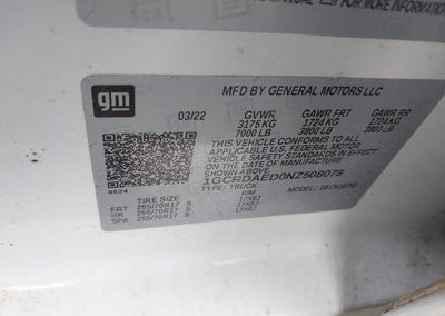 2022 Chevrolet Silverado 1500 4wd  Standard Bed Wt, uszkodzenie: Biohazard, Iaai lot 45953485, zdjęcie 9 z 16