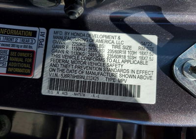 2022 Honda Cr-v Exl, uszkodzenie: Wandalizm, Copart lot 63004316, zdjęcie 13 z 13