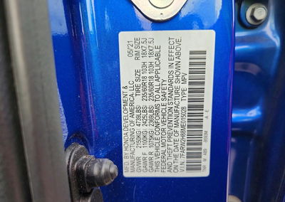 2021 Honda Cr-v Exl, daño Lateral, Copart lote 68632476, foto 12 de 12