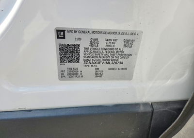 2021 Chevrolet Equinox Lt, daño Frontal, Copart lote 64816136, foto 14 de 14